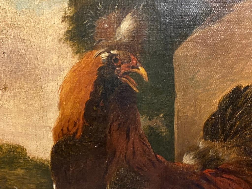 17ème siècle Grande nature morte avec oiseaux d'après Hondecoeter en vente