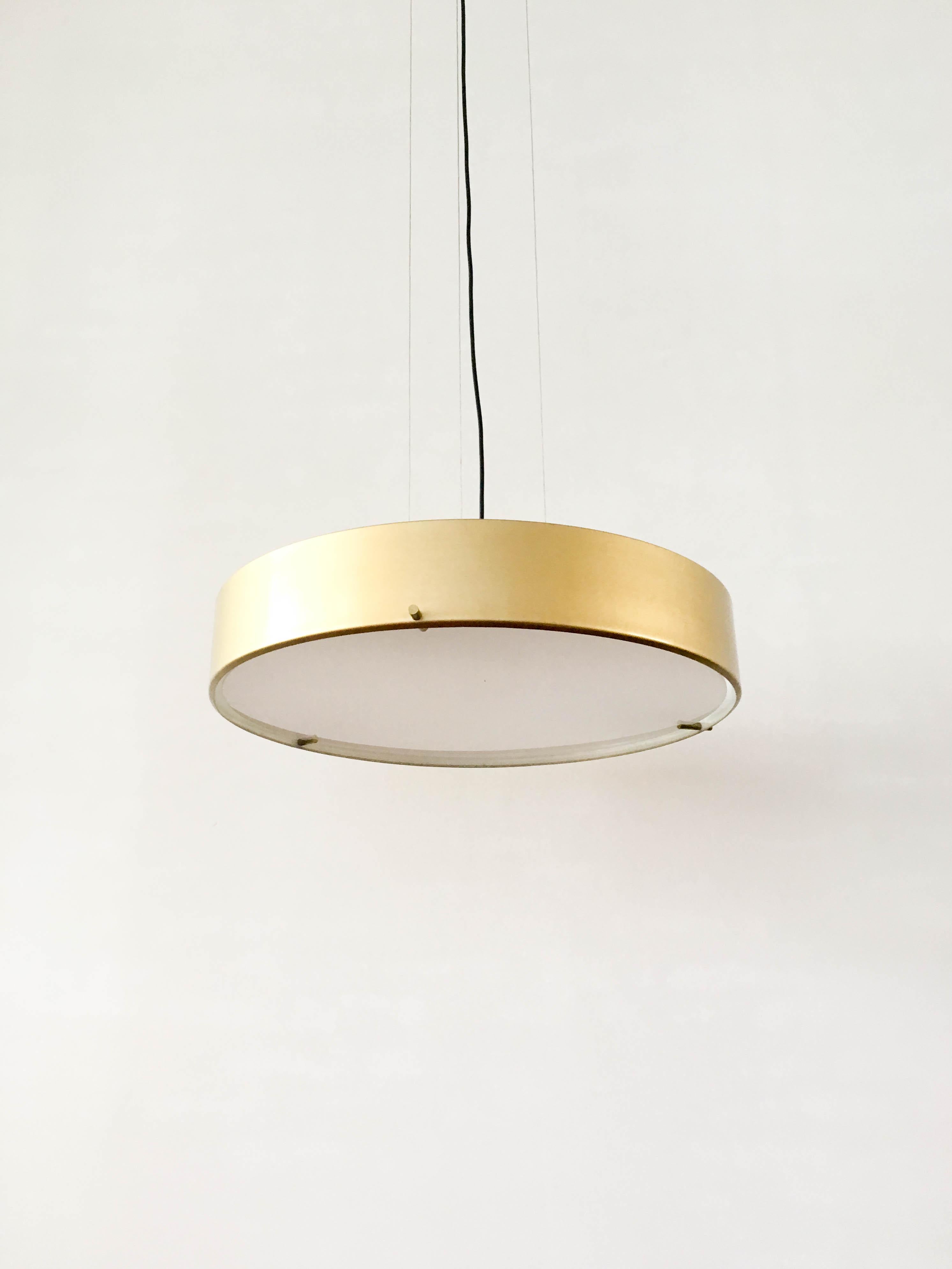 Mid-20th Century Large Stilnovo Model 288 Pendant Light, 1950s