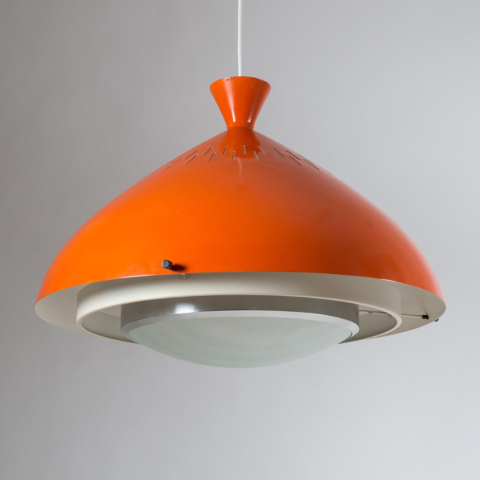Large Stilnovo Pendant, 1950s In Good Condition In Vienna, AT