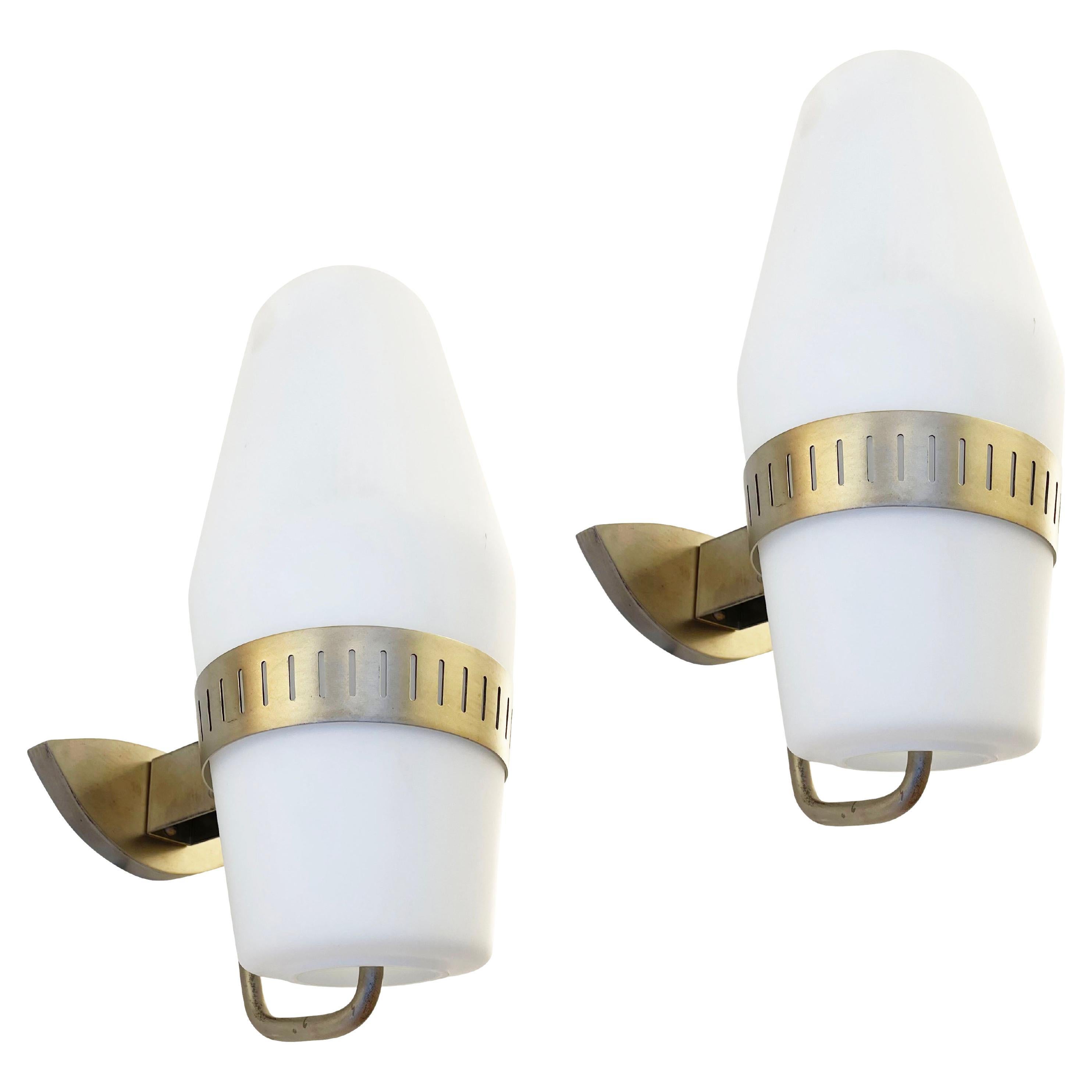 Large Stilnovo Sconces Model 2078