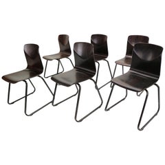 Grand stock de chaises industrielles vintage par Galvanitas&Pagholz:: Thur-op-Seat