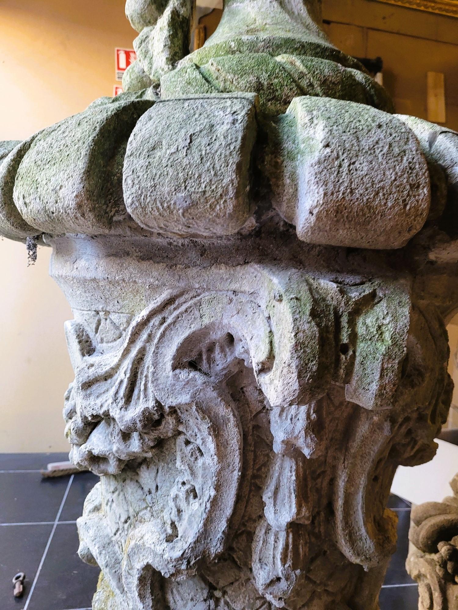 Grand vase de jardin en pierre, début du 20e siècle en vente 6