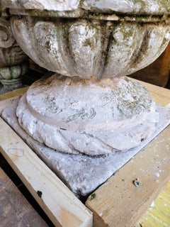 Large Stone Garden Vase, Early 20th Century