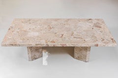Large Stone Rectangular Dining Table