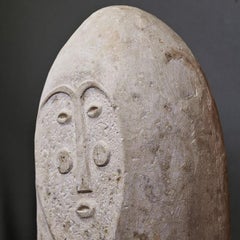 Large Stone Sculpture, Carved Stone, Contemporary Work.