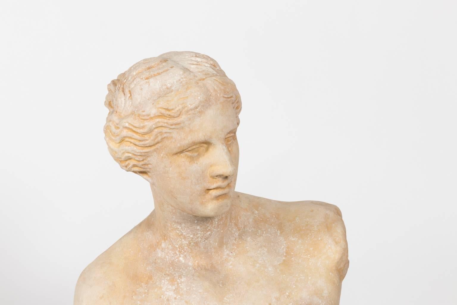 Mid-20th Century Large Stone Venus De Milo Statue, circa 20th Century For Sale
