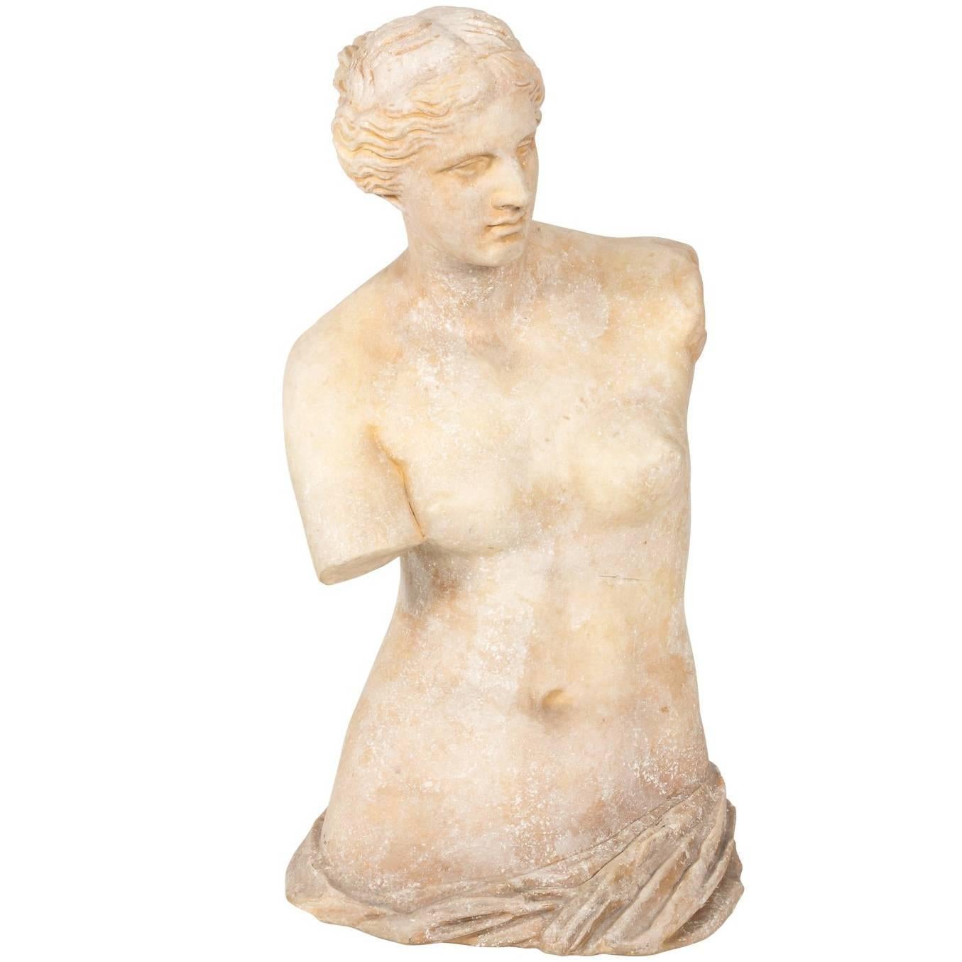 Large Stone Venus De Milo Statue, circa 20th Century For Sale