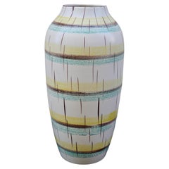 Große Vase aus Steingut-Kunstkeramik, Deutschland, 1960er Jahre