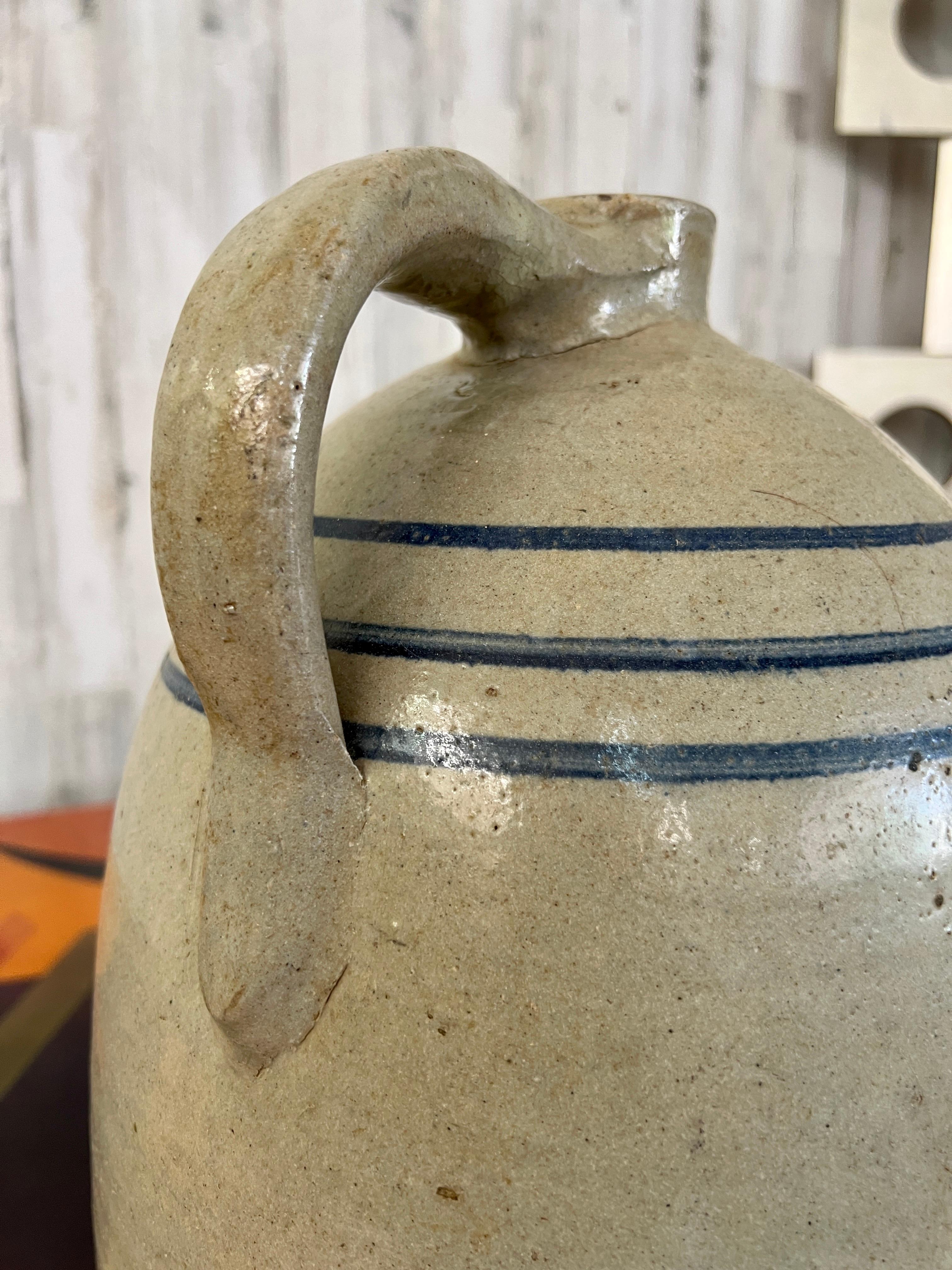 19th Century Large Stoneware Bee Hive Shaped Jug