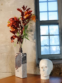 Große Steingutflasche / Vase - Annikki Hovisaari - Arabia - Moderne der Mitte des Jahrhunderts