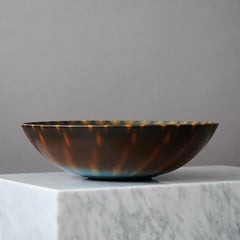 Large Stoneware Bowl by Berndt Friberg for Gustavsberg Studio, Sweden, 1962
