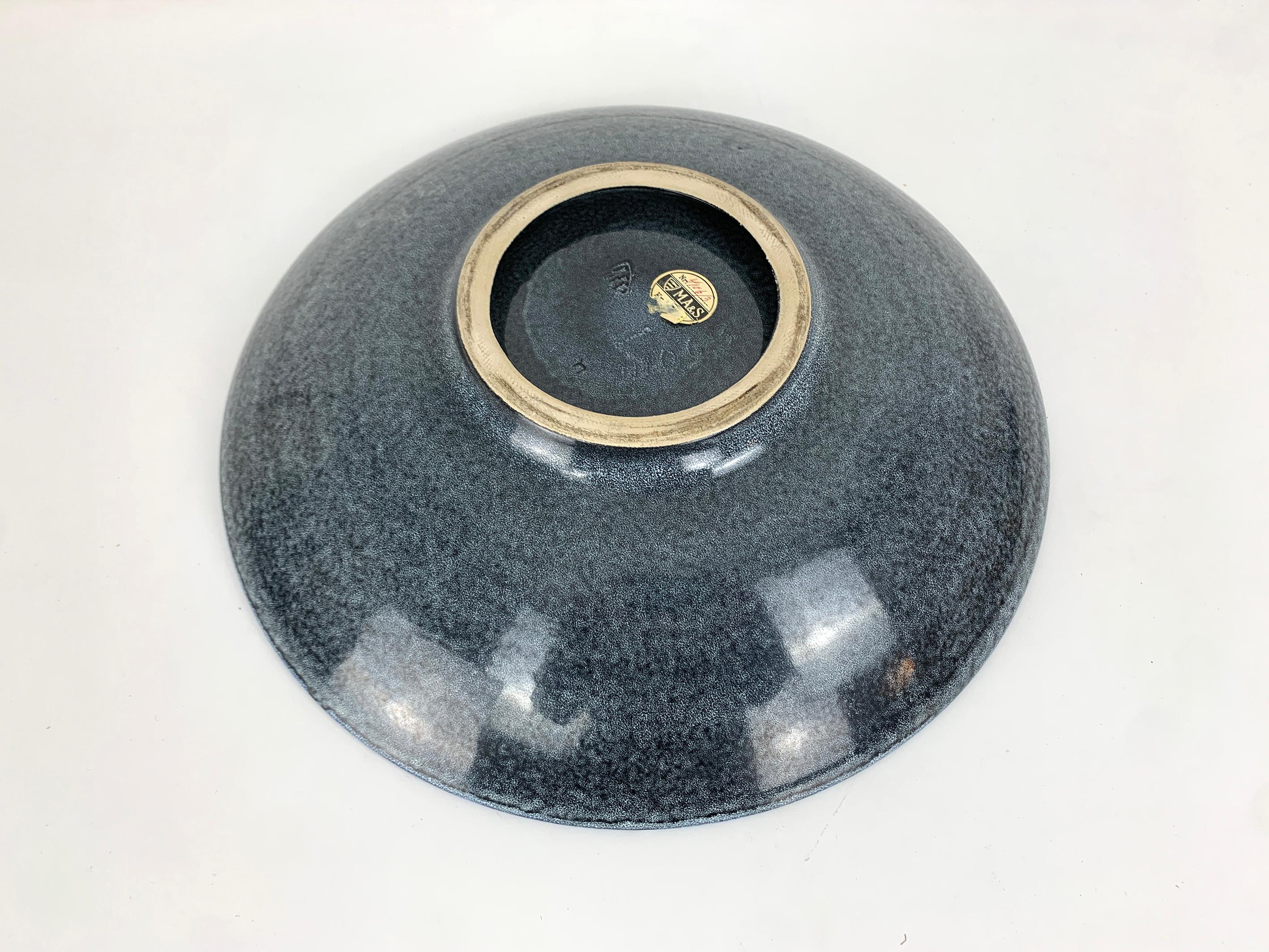 Large Stoneware Bowl by Marianne Starck for Michael Andersen & Son, Denmark For Sale 3