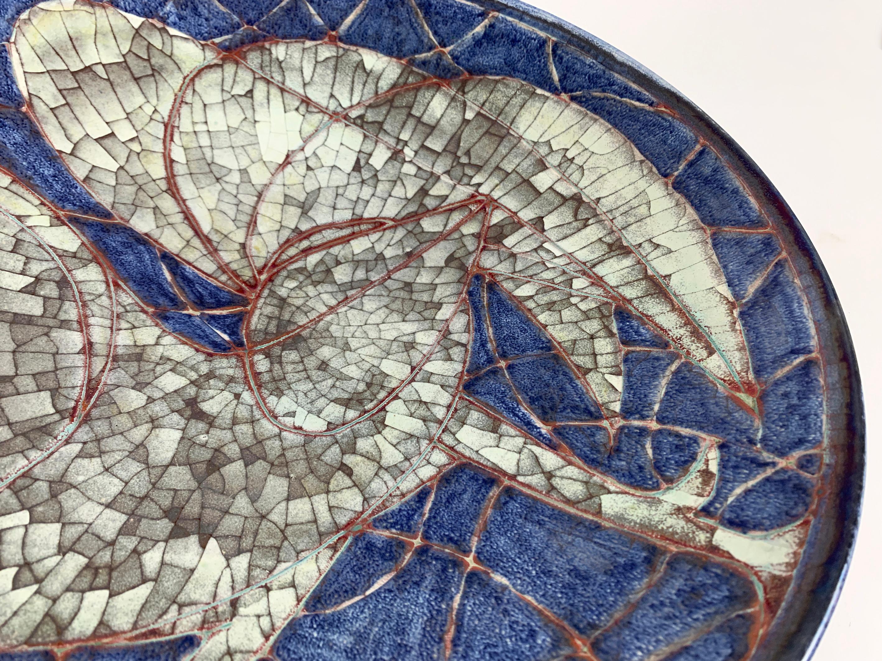 Large Stoneware Bowl by Marianne Starck for Michael Andersen & Son, Denmark In Good Condition For Sale In Vorst, BE
