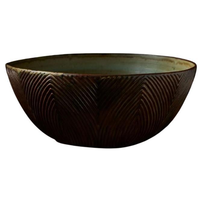 Large Stoneware Bowl in Ceramic by Axel Salto