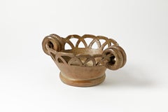 Large Stoneware Ceramic Cachepots or Jardiniere from La Borne, circa 1950