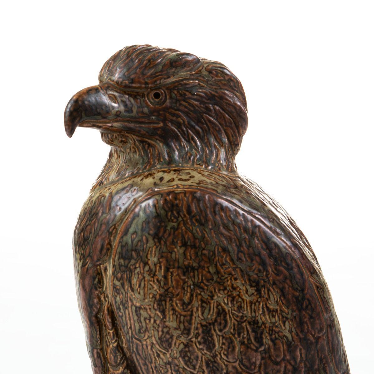 Danese Grande scultura di aquila in gres di Karl Larsen per Royal Copenhagen, 1947 in vendita