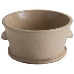 Large Stoneware Strainer Bowl