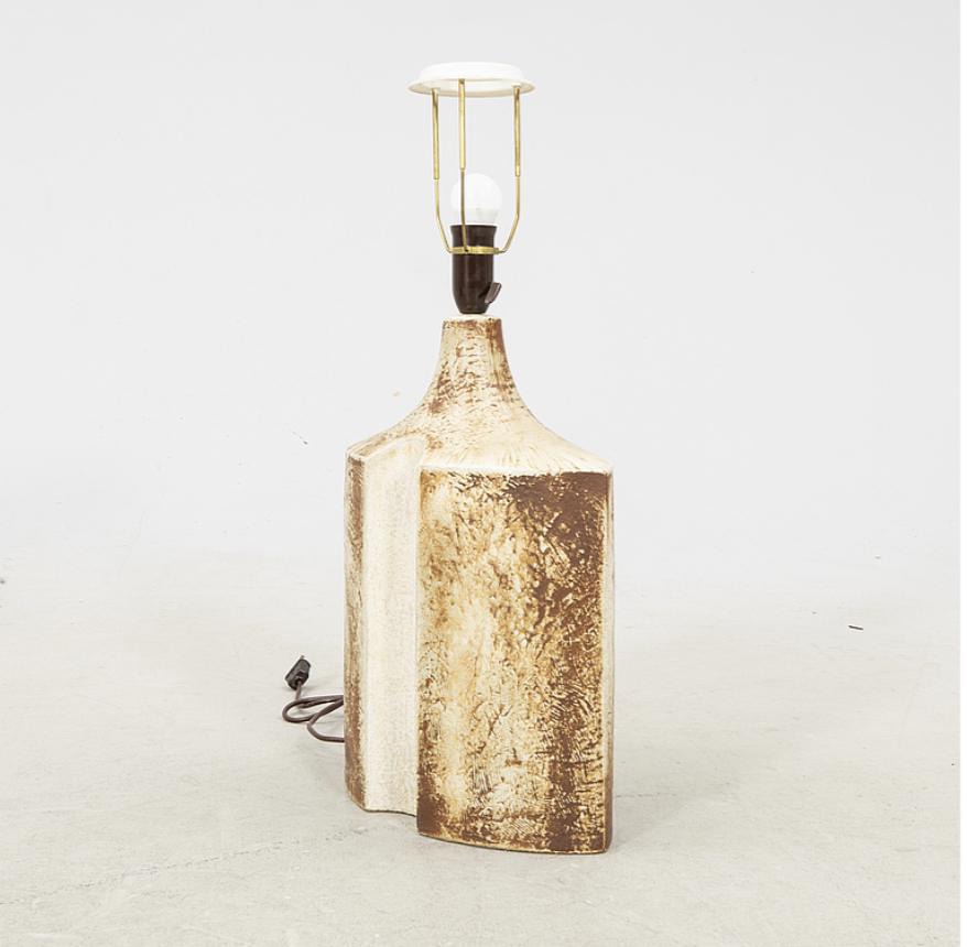 Danois Grande lampe de table en grès de Haico Nitzsche pour Søholm en vente