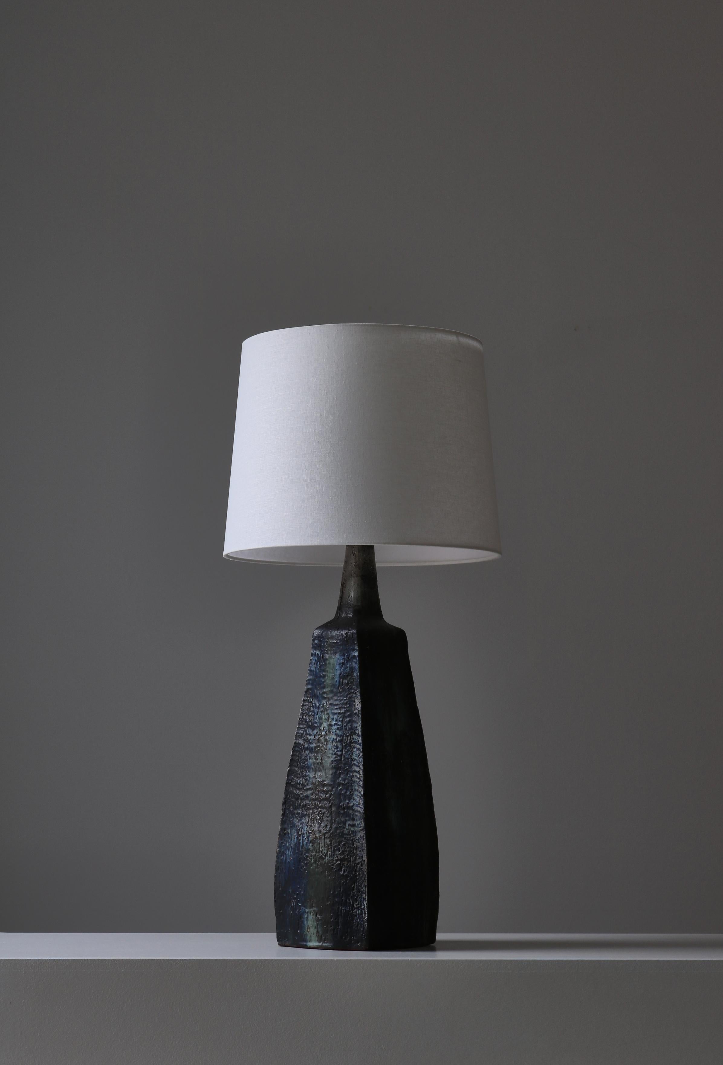 Impressive and large unique table lamp made in the 1960s at 