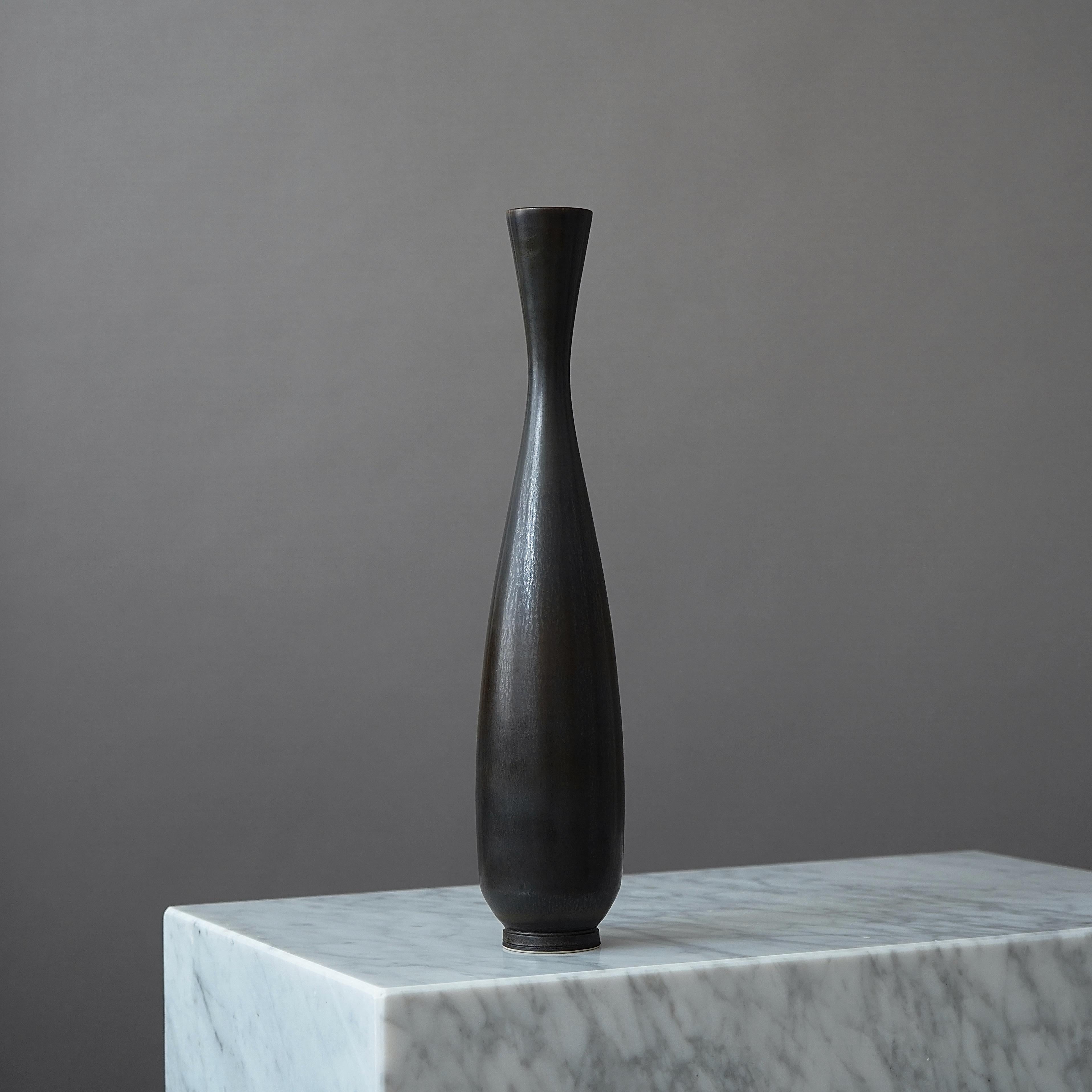 XX secolo Vaso grande in gres di Berndt Friberg per Gustavsberg Studio, Svezia, 1958 in vendita