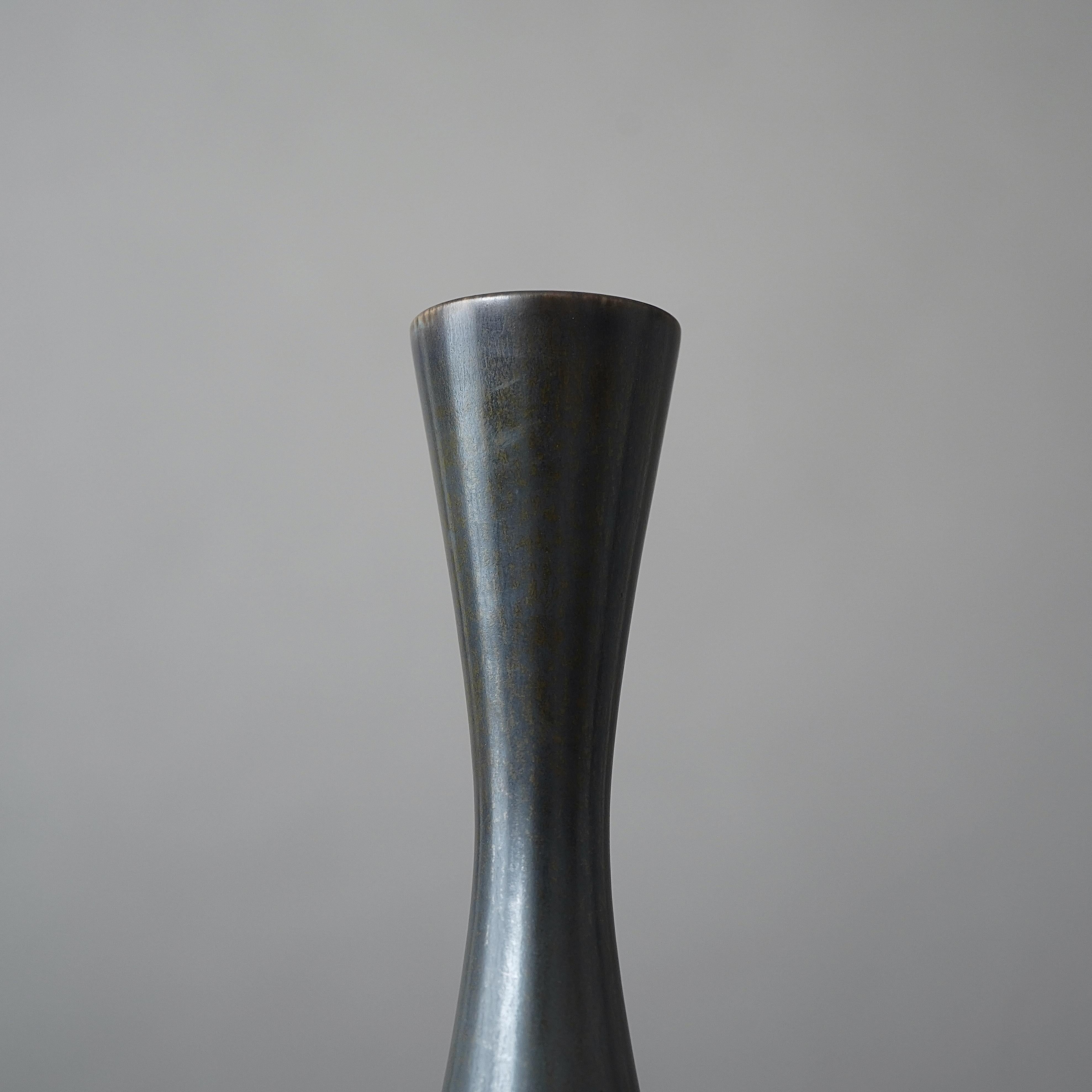 Ceramica Vaso grande in gres di Berndt Friberg per Gustavsberg Studio, Svezia, 1958 in vendita
