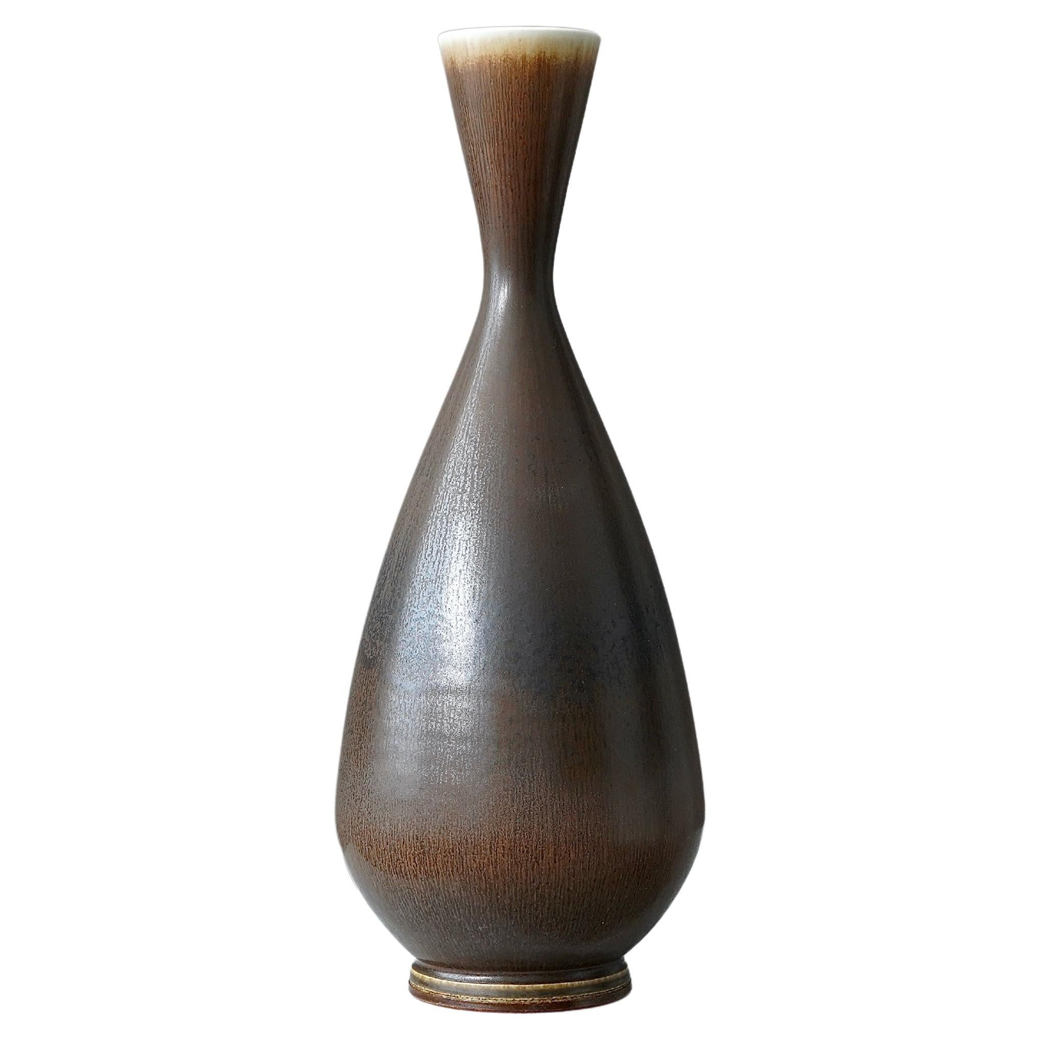Large Stoneware Vase by Berndt Friberg for Gustavsberg Studio, Sweden, 1963