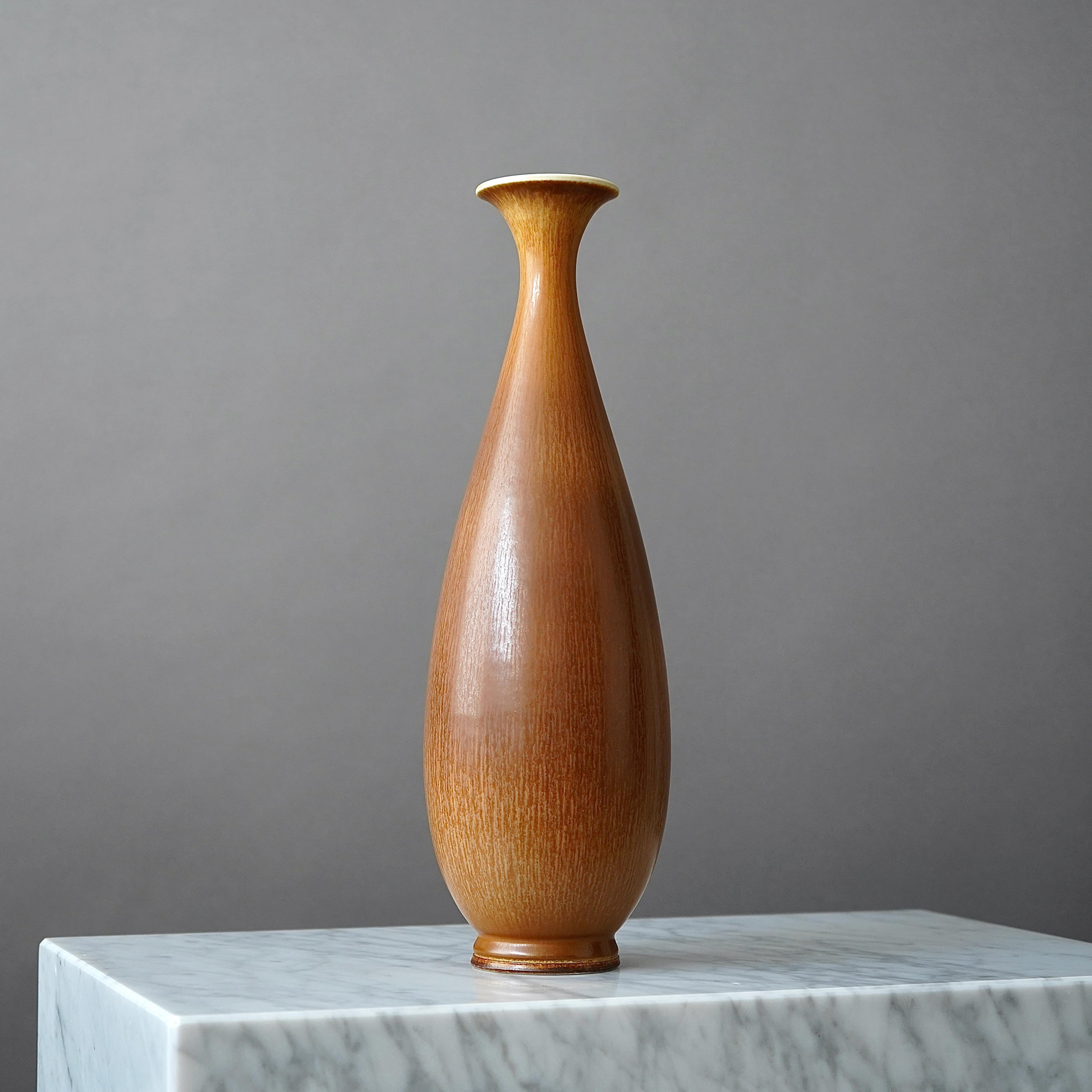 Large Stoneware Vase by Berndt Friberg for Gustavsberg Studio, Sweden, 1964 For Sale 2