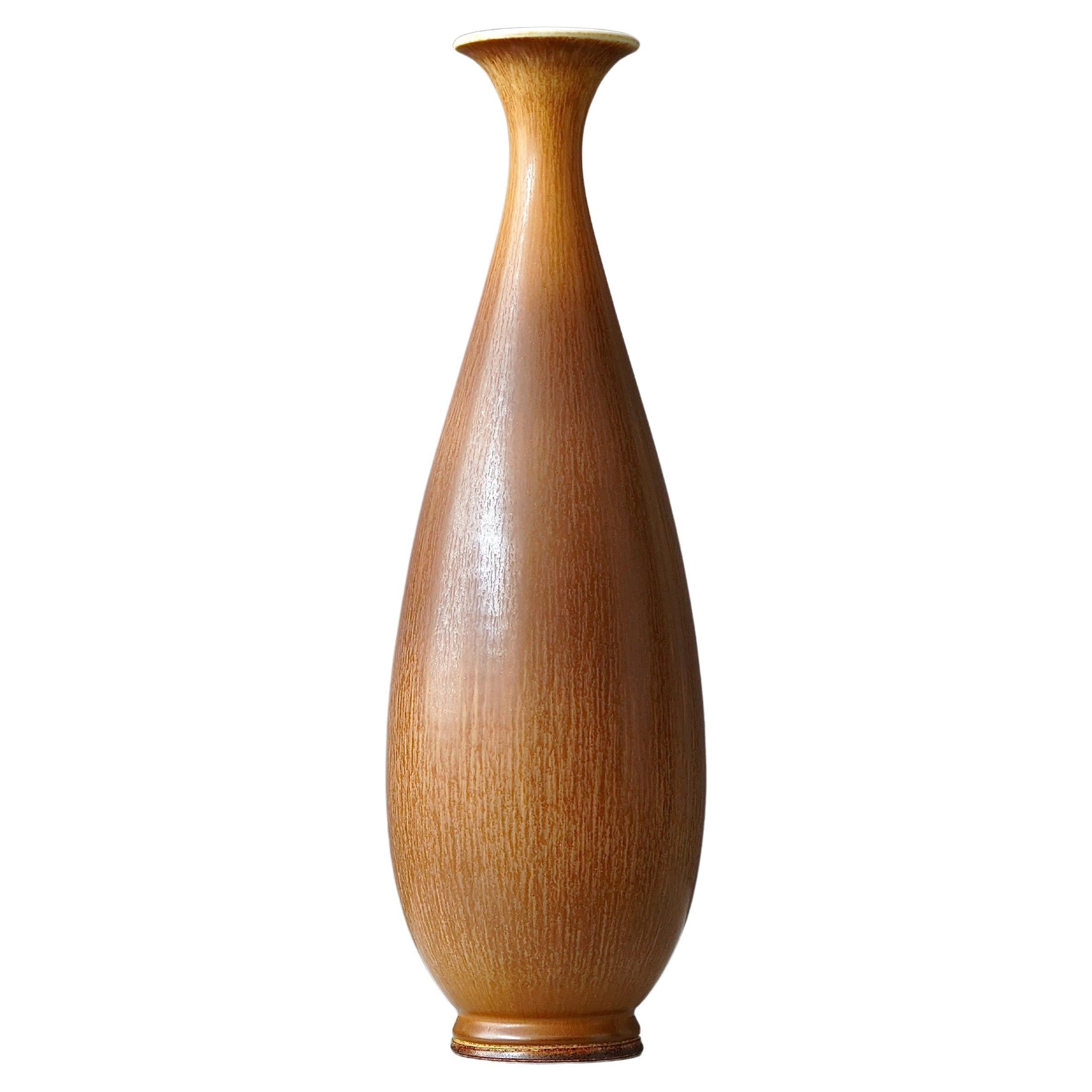 Large Stoneware Vase by Berndt Friberg for Gustavsberg Studio, Sweden, 1964 For Sale