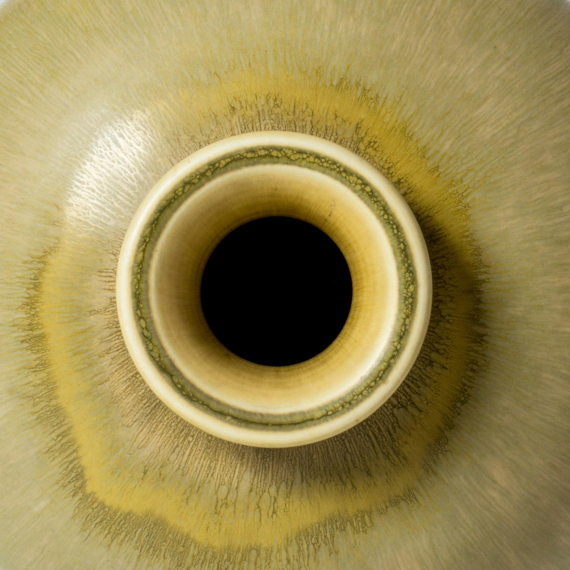 Swedish Large Stoneware Vase by Berndt Friberg