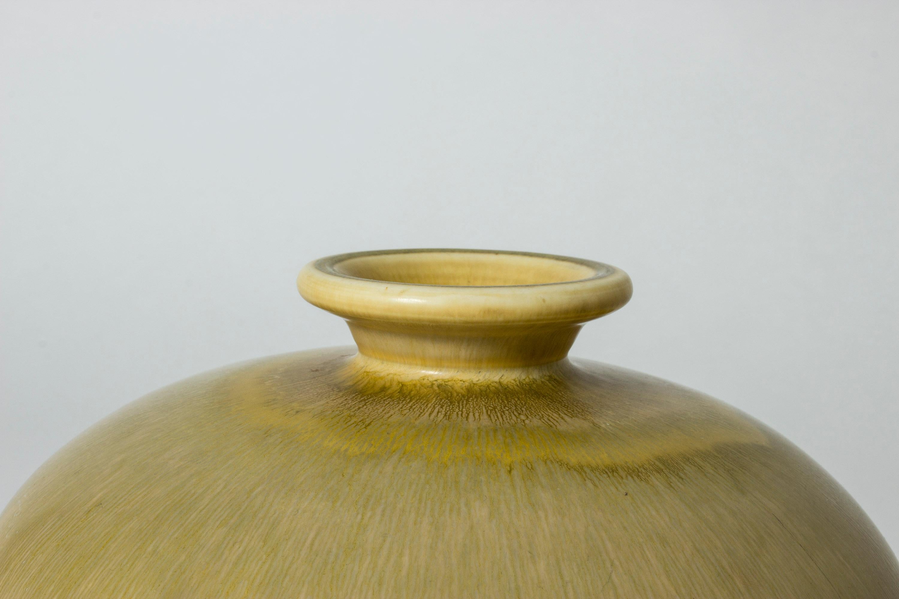 Late 20th Century Large Stoneware Vase by Berndt Friberg