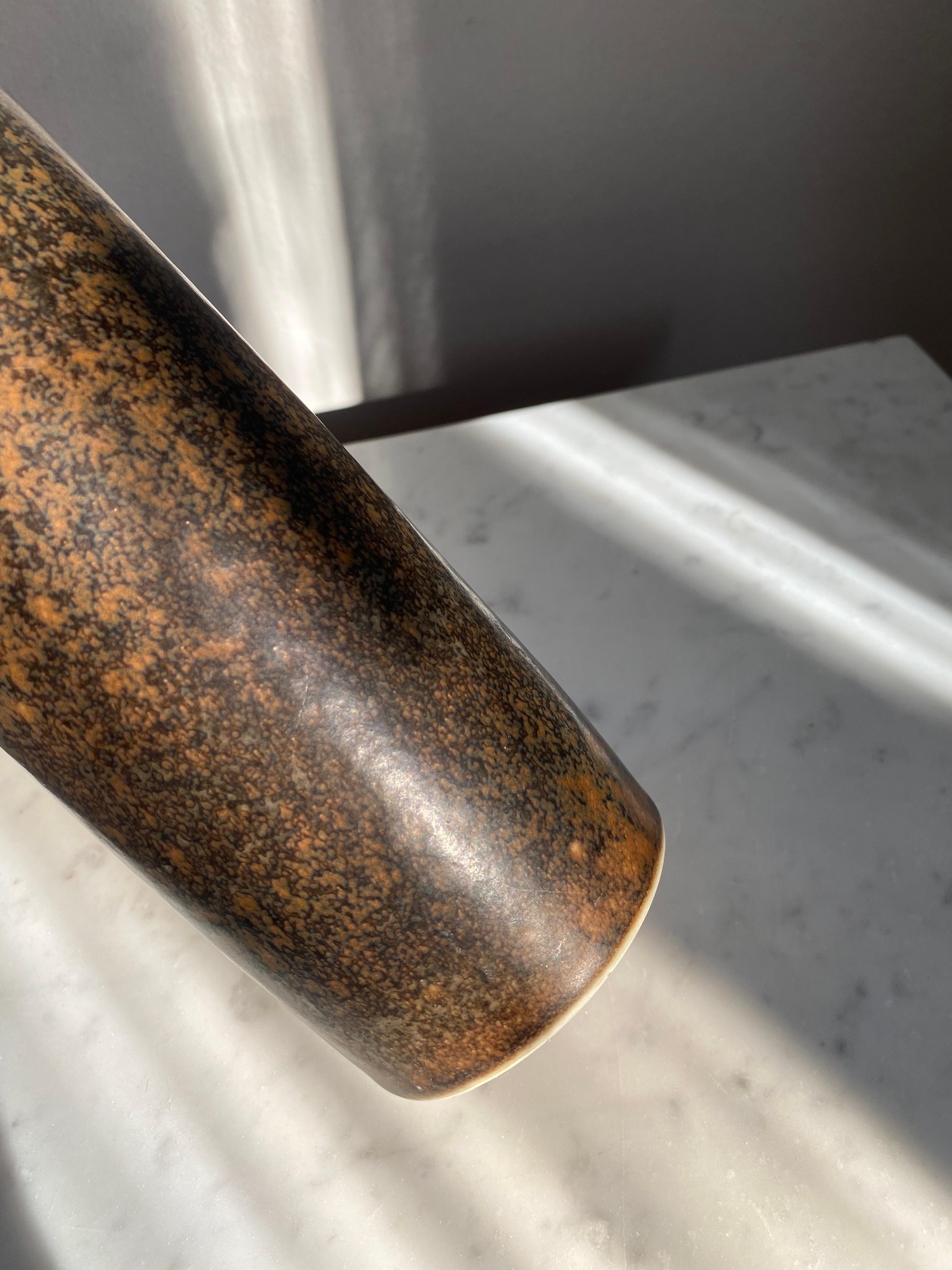 Grand vase en grès de Carl-Harry Stålhane, Rörstrand, Suède, années 1950 Bon état - En vente à Göteborg, SE