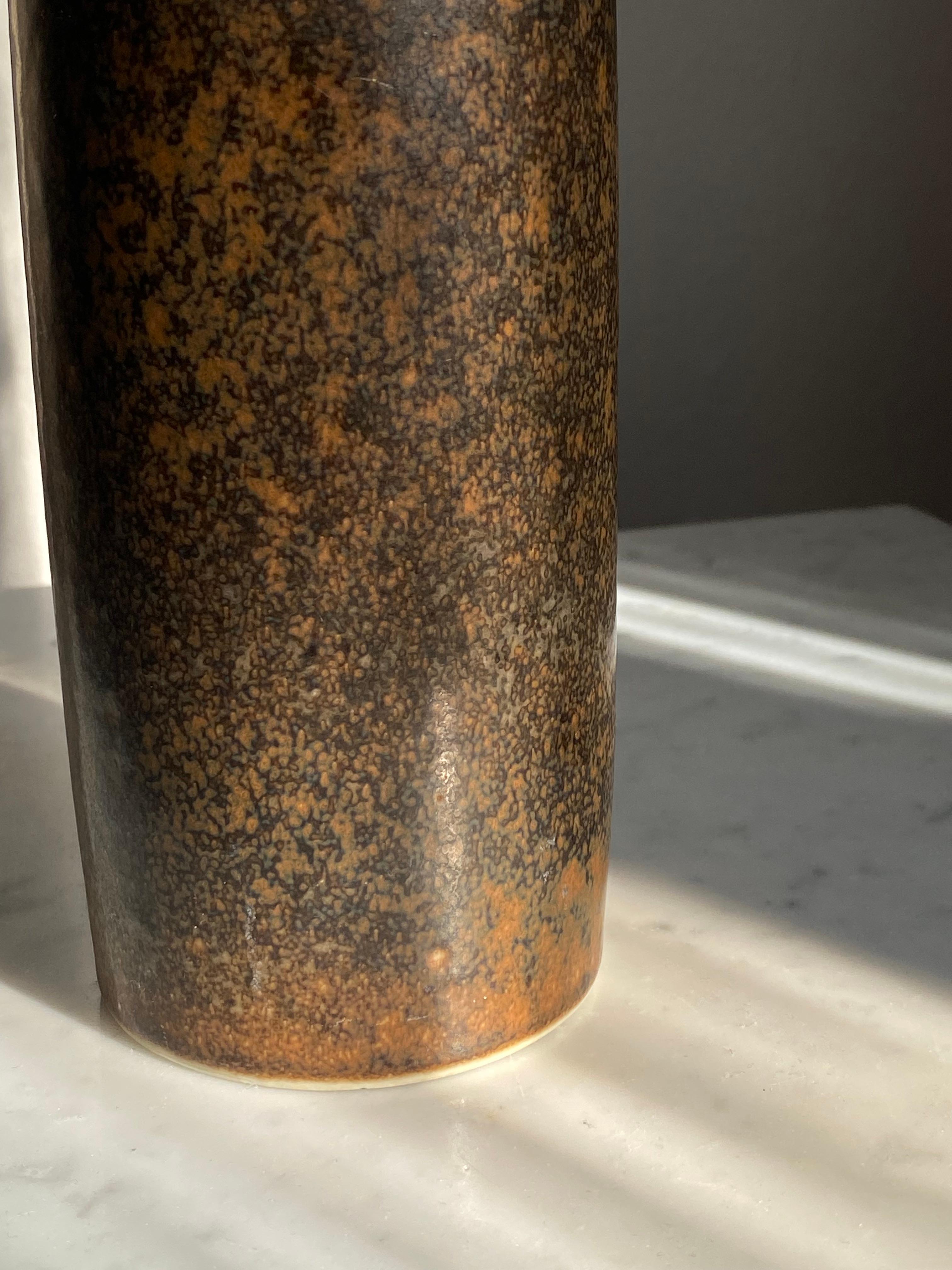 Mid-20th Century Large Stoneware Vase by Carl-Harry Stålhane, Rörstrand, Sweden, 1950s For Sale