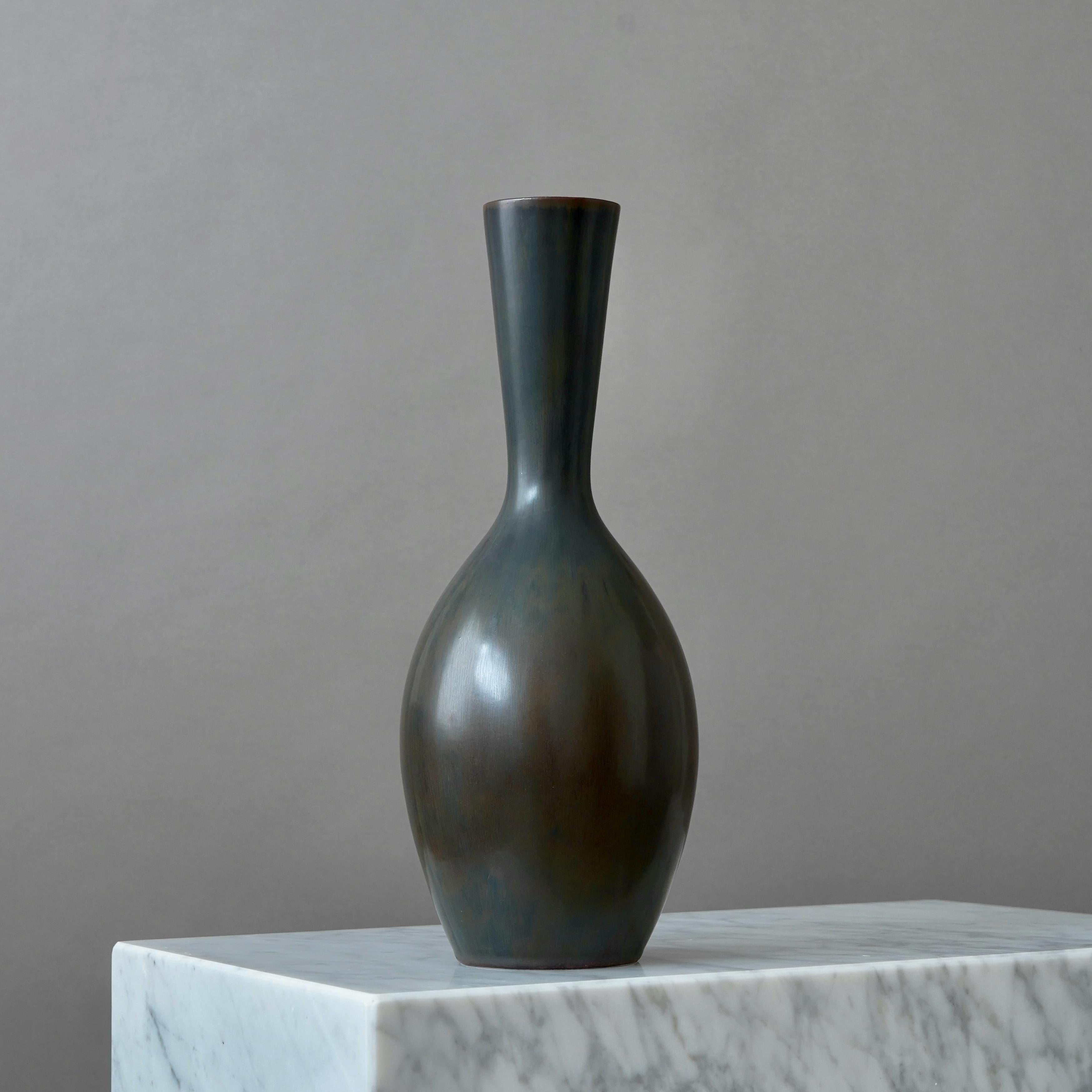 Ceramica Grande vaso in gres di Carl-Harry Stalhane, Rorstrand, Svezia, anni '50 in vendita