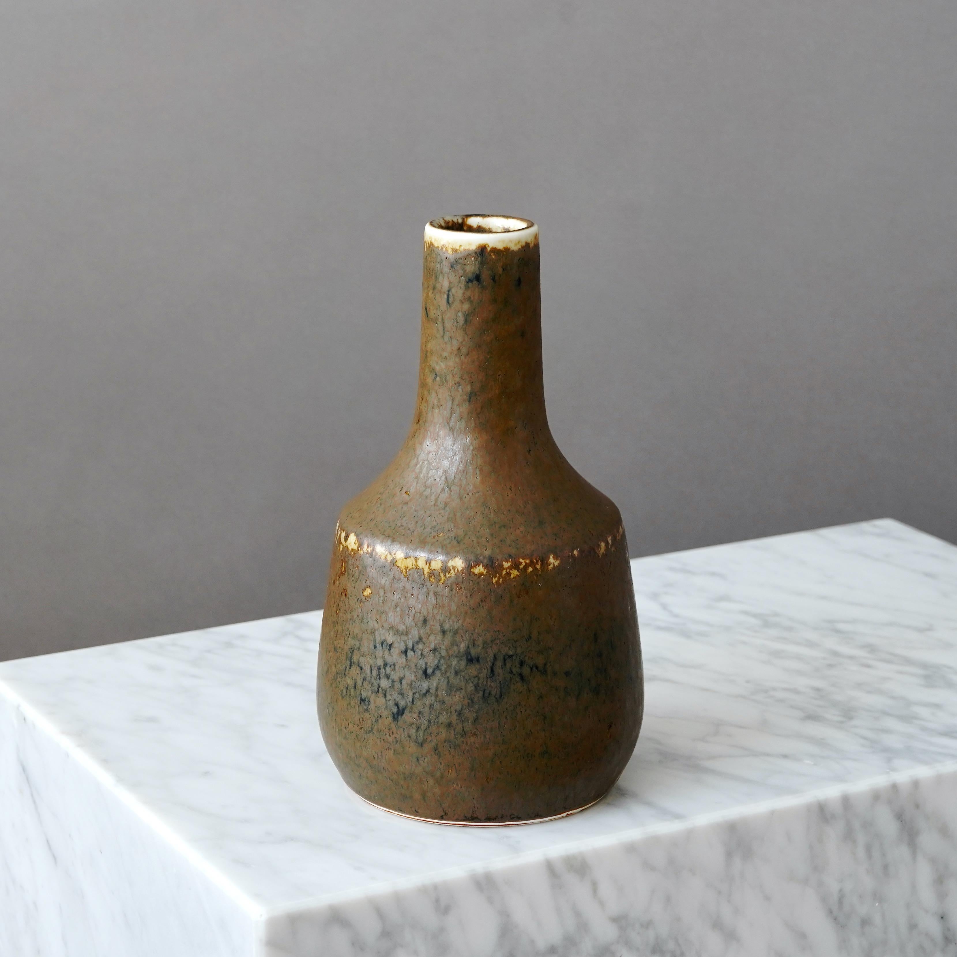 Mid-Century moderno Vaso in gres di Carl-Harry Stalhane, Rorstrand, Svezia, anni '1960 in vendita