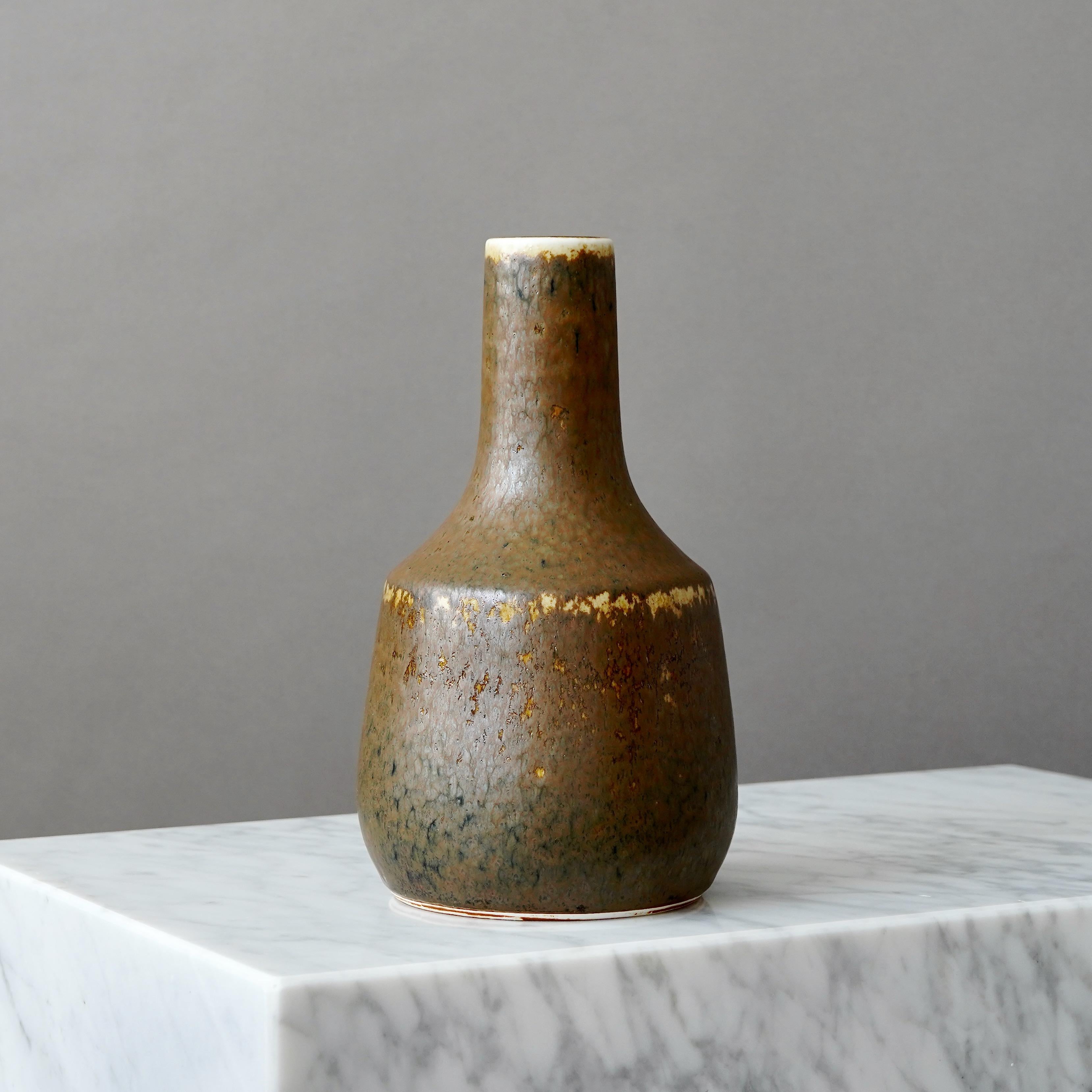 Ceramica Vaso in gres di Carl-Harry Stalhane, Rorstrand, Svezia, anni '1960 in vendita