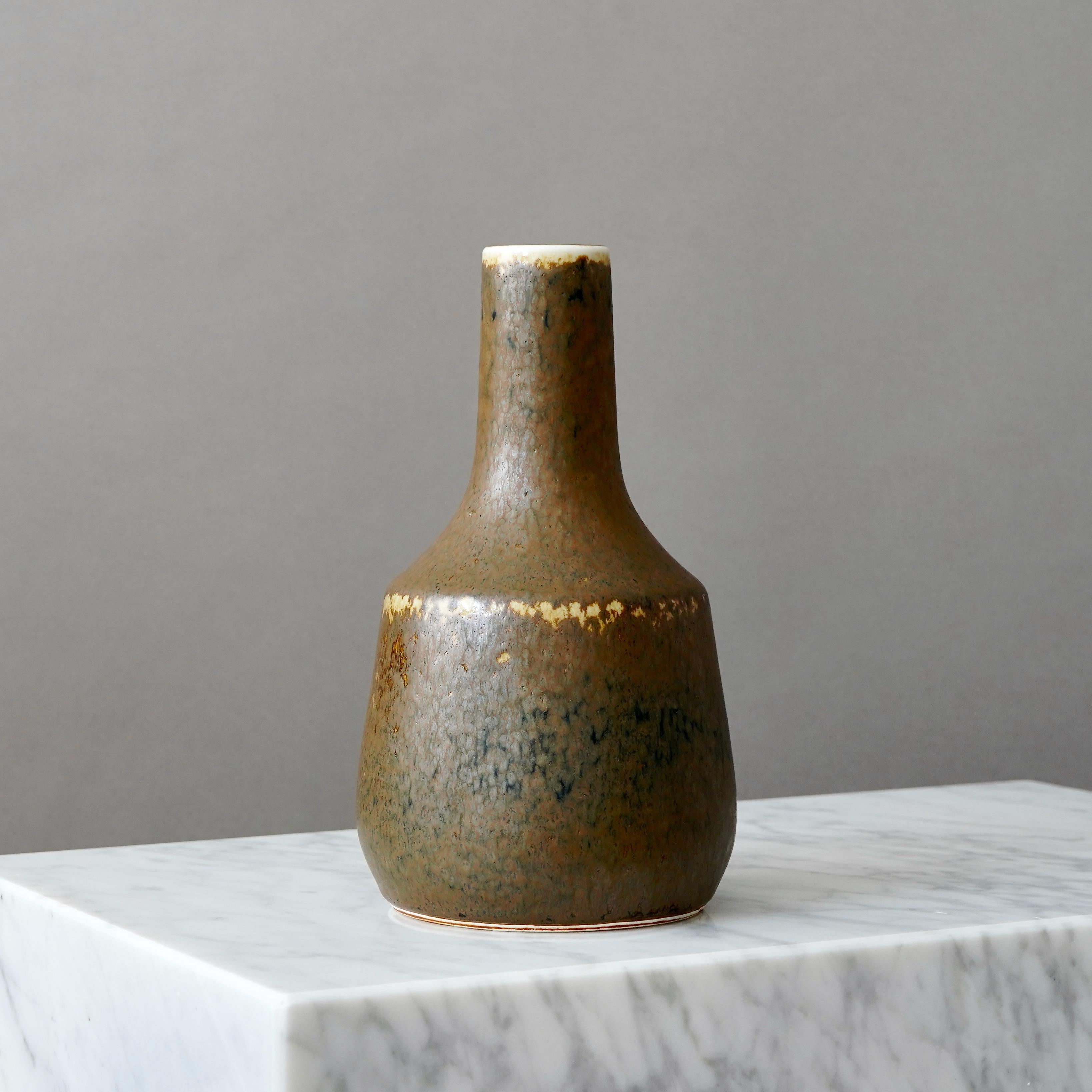 Vaso in gres di Carl-Harry Stalhane, Rorstrand, Svezia, anni '1960 in vendita 1