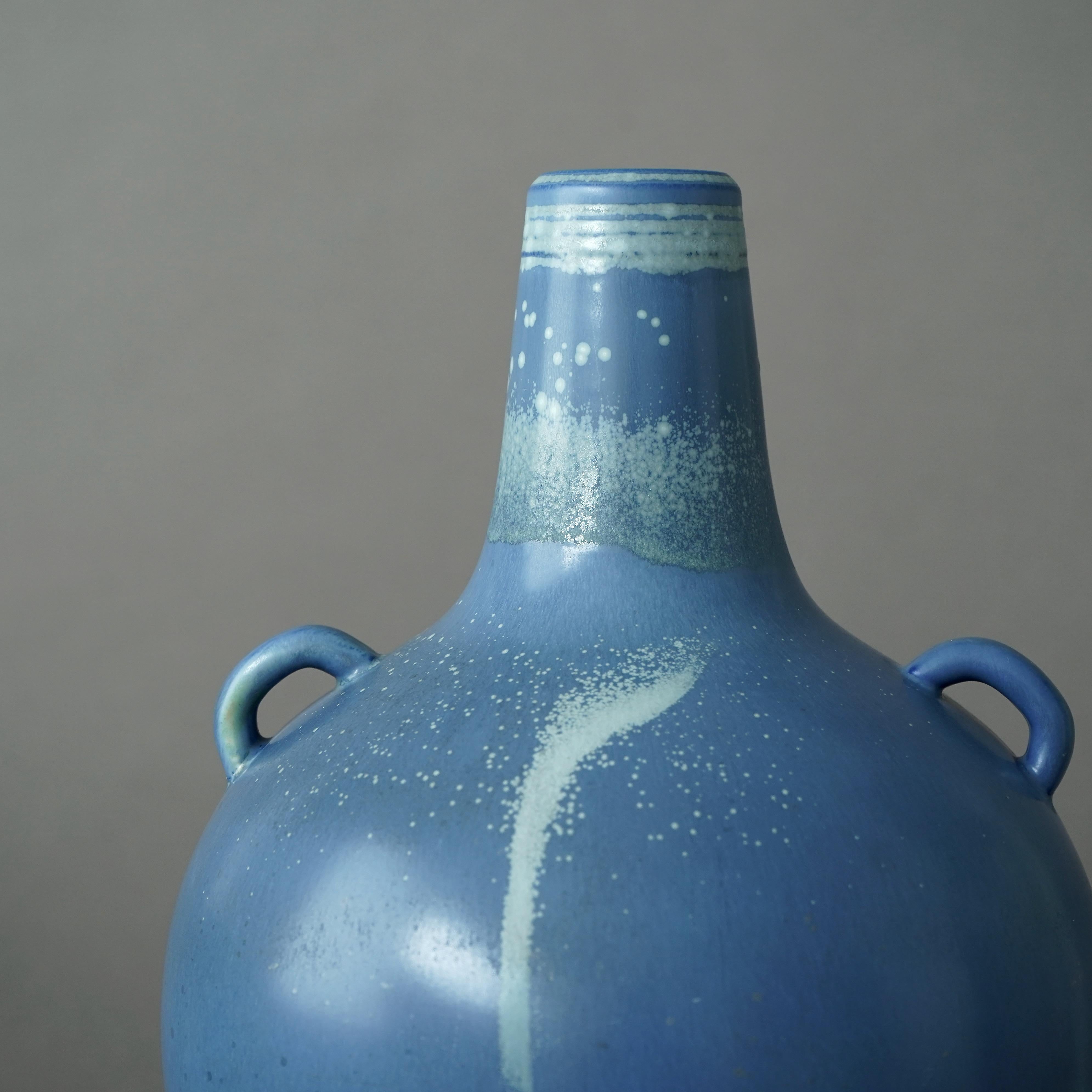 Grande vaso in gres di Gunnar Nylund per Rorstrand, Svezia, anni '40 In condizioni buone in vendita a Malmö, SE