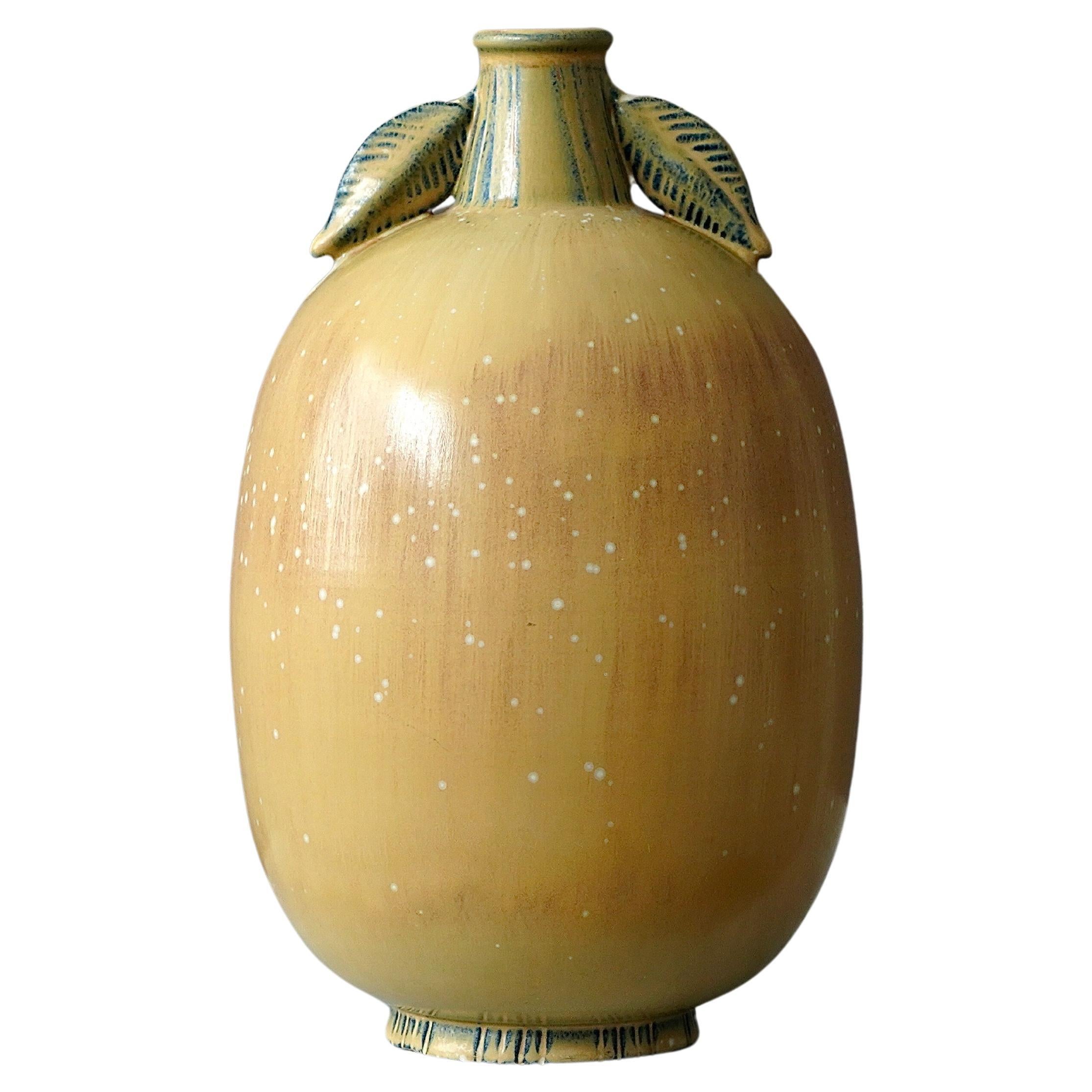 Large Stoneware Vase by Gunnar Nylund for Rorstrand, Sweden, 1940s For Sale