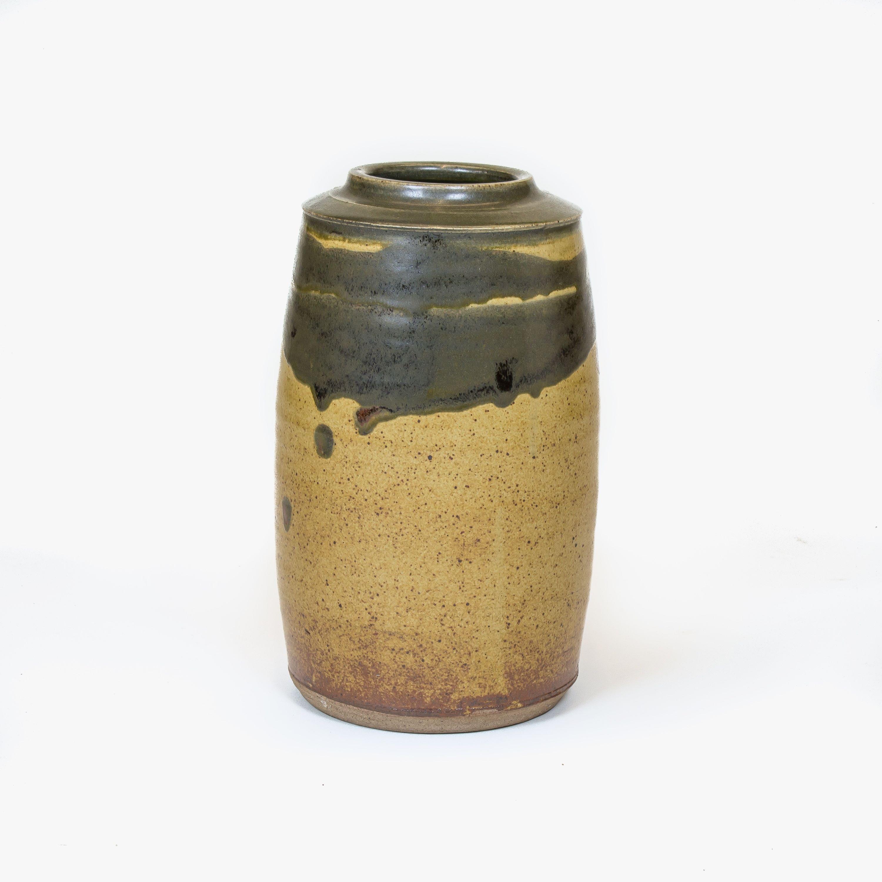 English Large Stoneware Vase by Michael Casson, '1925-2003' For Sale