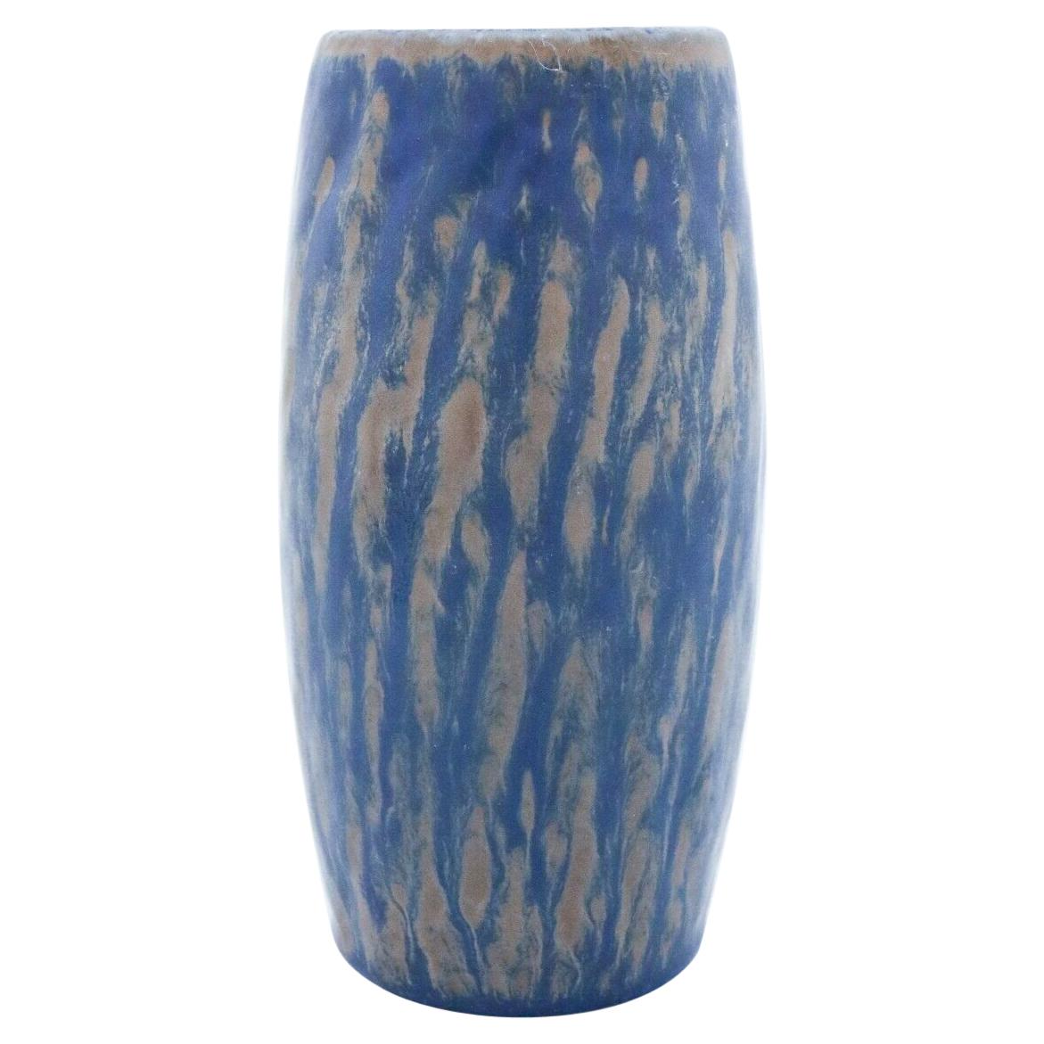 Large Stoneware Vase, Gunnar Nylund, Rörstrand, Blue Rubus