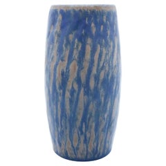 Große Vase aus Steingut, Gunnar Nylund, Rrstrand, Blauer Rubus