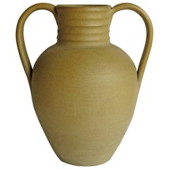 Large Stoneware Vase or Urn by Moira Pottery Hillstonia Hand Potted, circa 1935