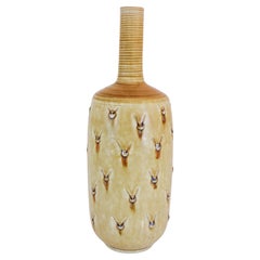 Large Stoneware Vase with Relief decor - John Andersson - Höganäs