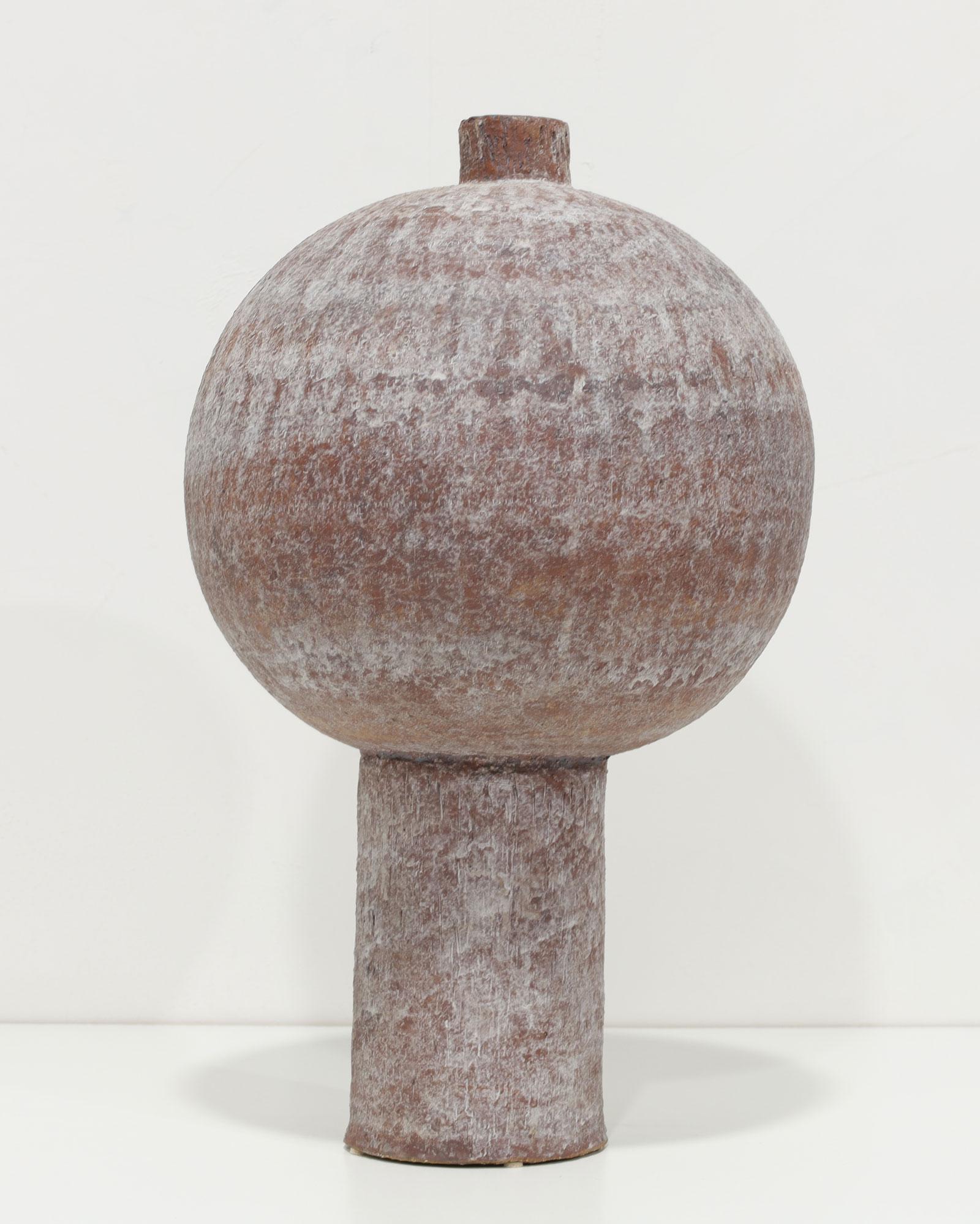 Moderno Grande vaso in gres di Don Atkins in vendita