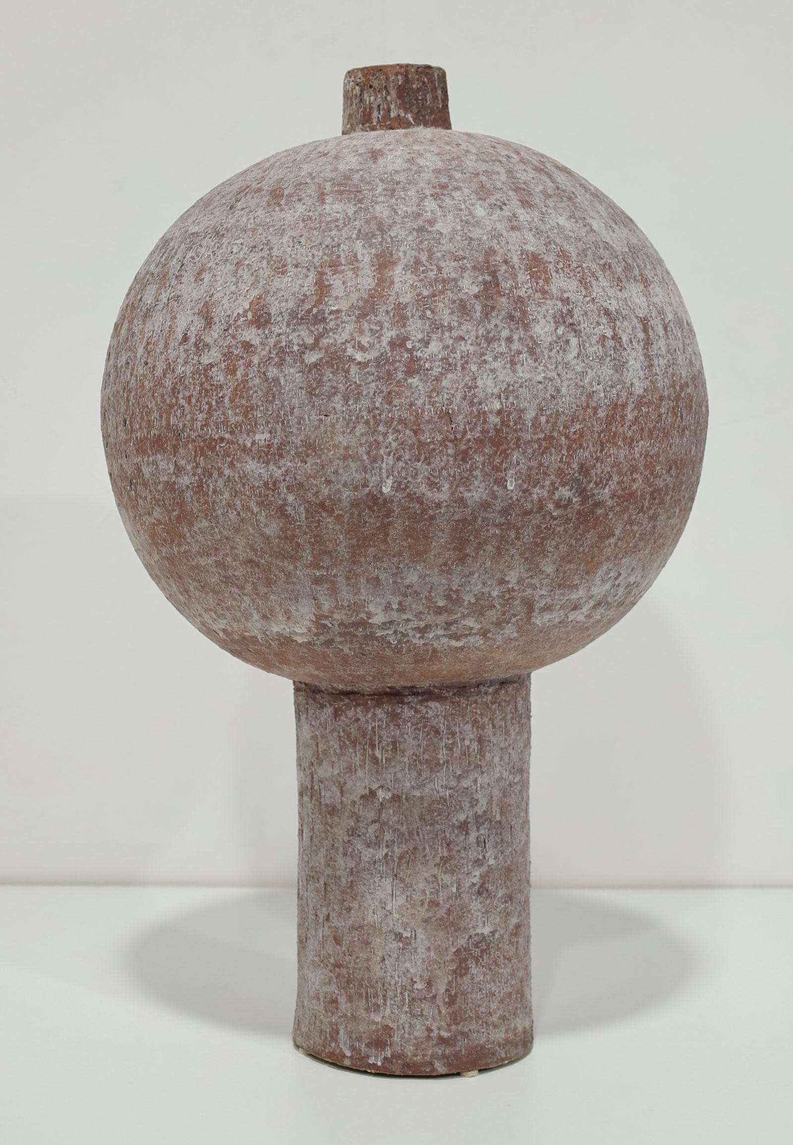 XX secolo Grande vaso in gres di Don Atkins in vendita