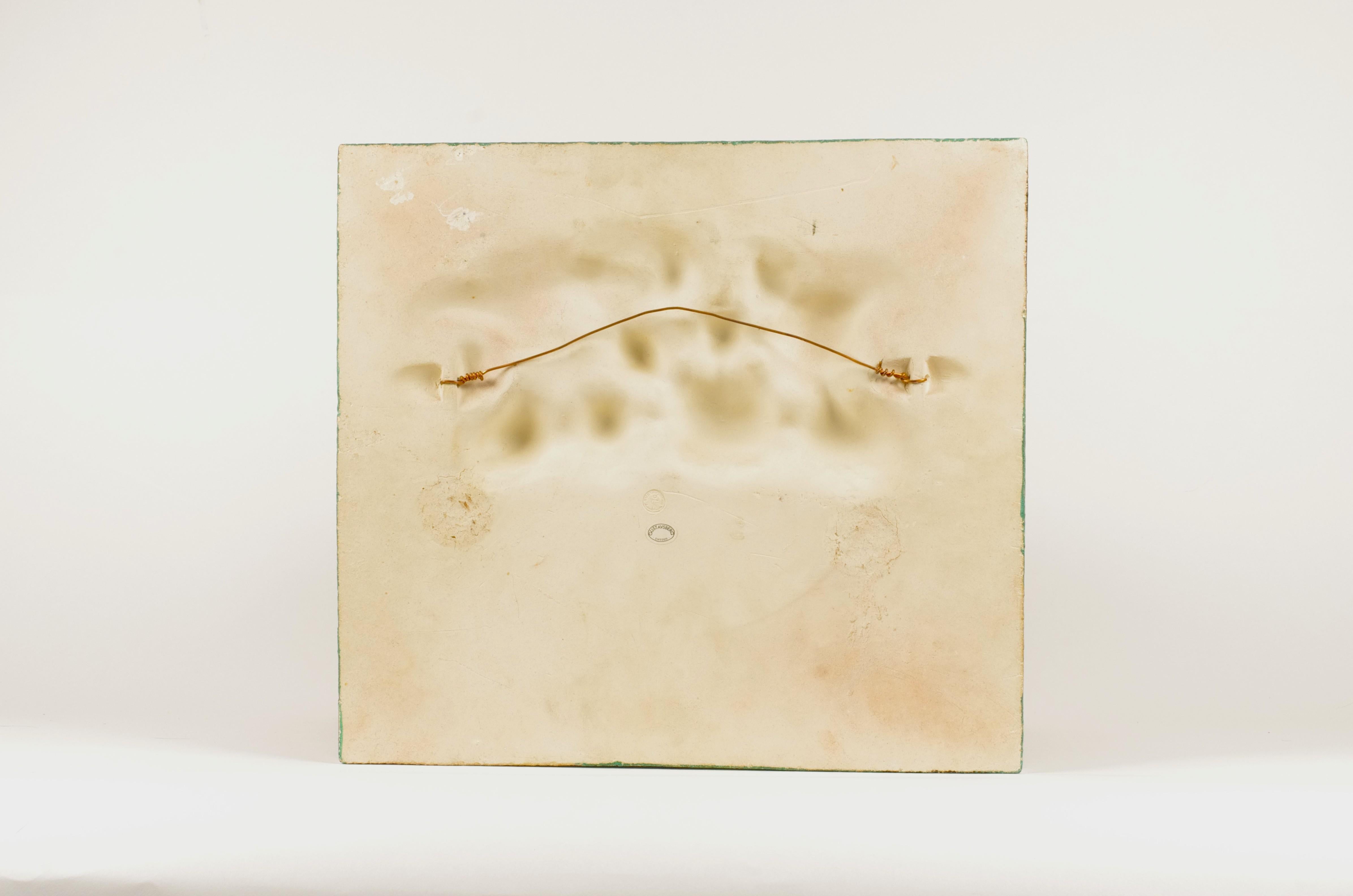 Ceramic Large Stoneware Wall Relief by Bertil Vallien for Gustavsberg, Sweden, 1960s For Sale