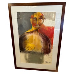 Grande peinture contemporaine signée Slade