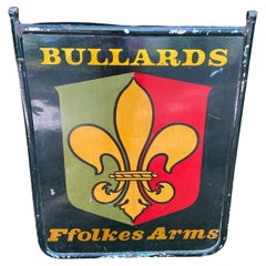 Large Striking Vintage English Pub Sign Wall Art