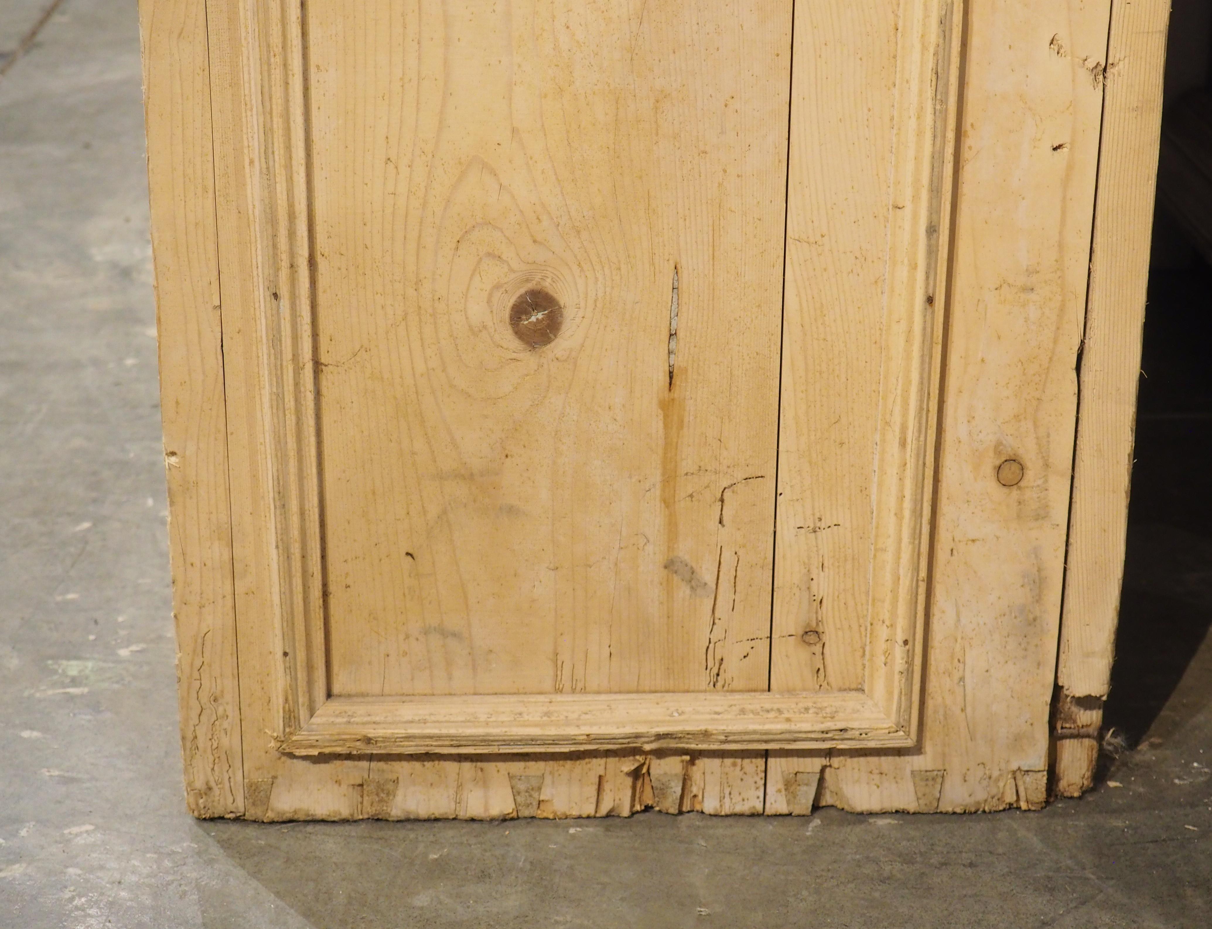 Large Stripped Pine Altar Niche from Northern France, 20th Century For Sale 9