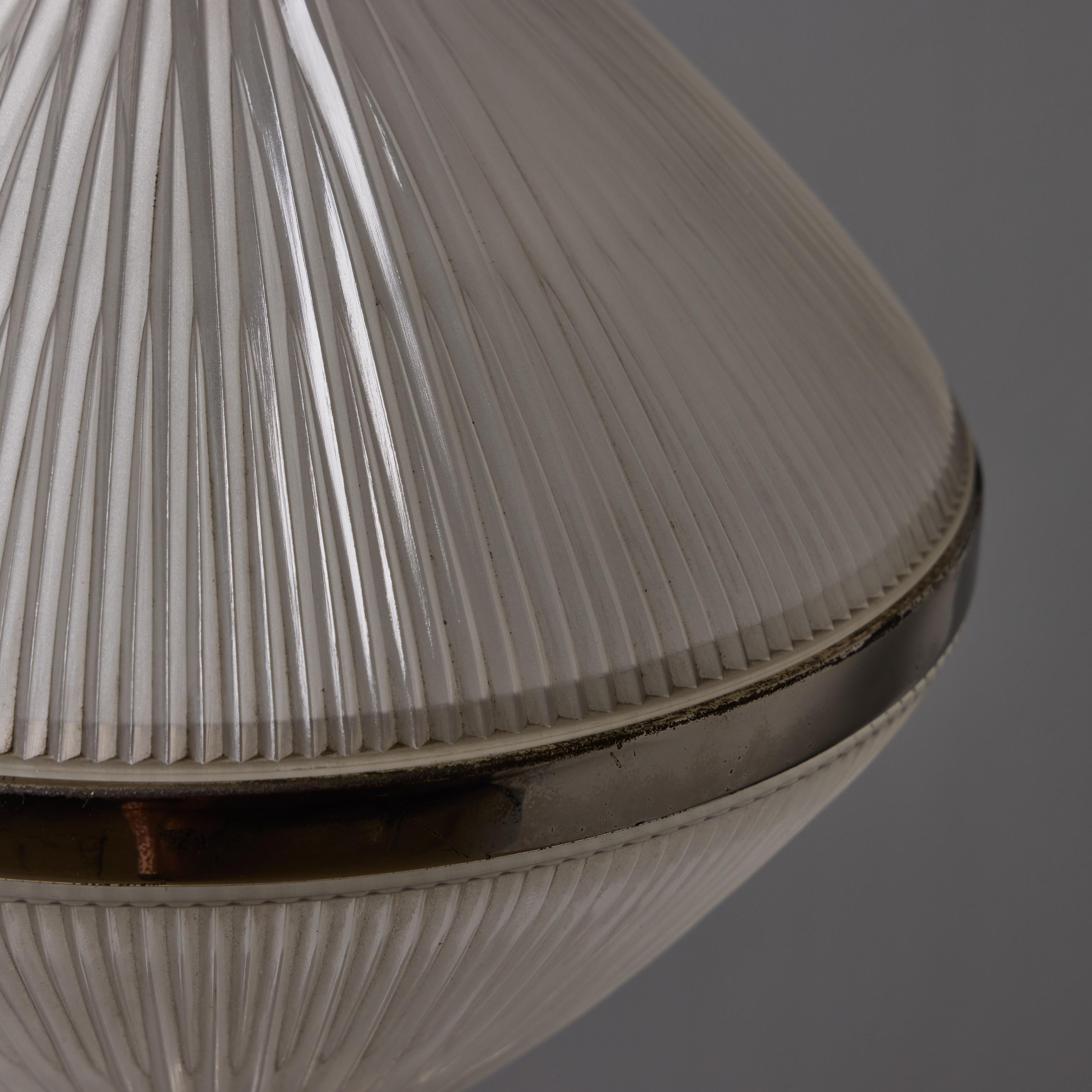 Große Studio B.B.P.R. 'Polinnia' Tischleuchte aus Glas und Chrom um 1964 für Artemide im Angebot 10